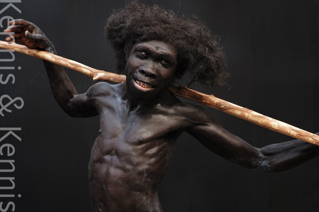 Life-like sculpture of the "Turkana Boy", by Kennis &Kennis Reconstructions